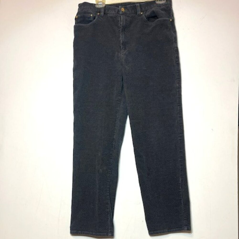 Lauren Jean‎ Co. Ralph Lauren Grey Women's Corderoy Pants Sz 12